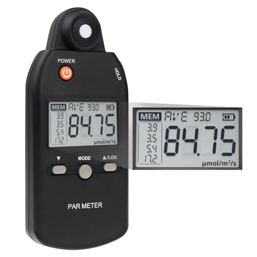 屋内および屋外の植物の光合成活動を正確に測定するための高度な量子センサー PAR メーター